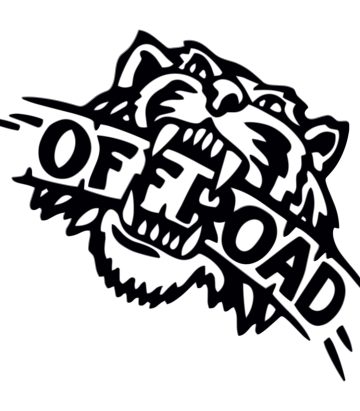 sticker animal offroad