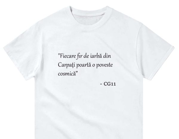 Tricou Fir de iarba Carpati - alb