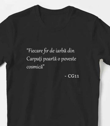 Tricou Fir de iarba Carpati - Negru