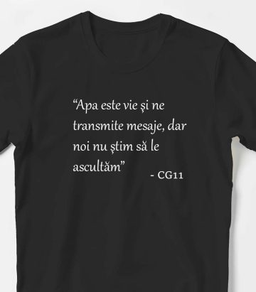 Tricou apa este vie - negru