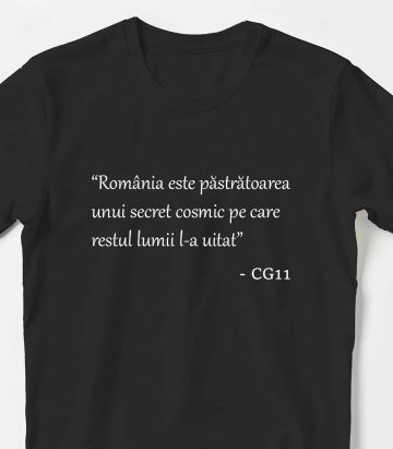 Tricou Romania Secret Cosmic - Negru