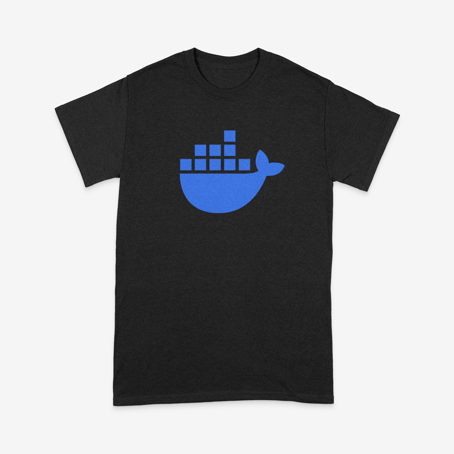 Tricou Logo Docker Mare Negru