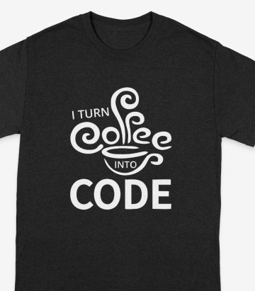 Tricou Code & Coffee