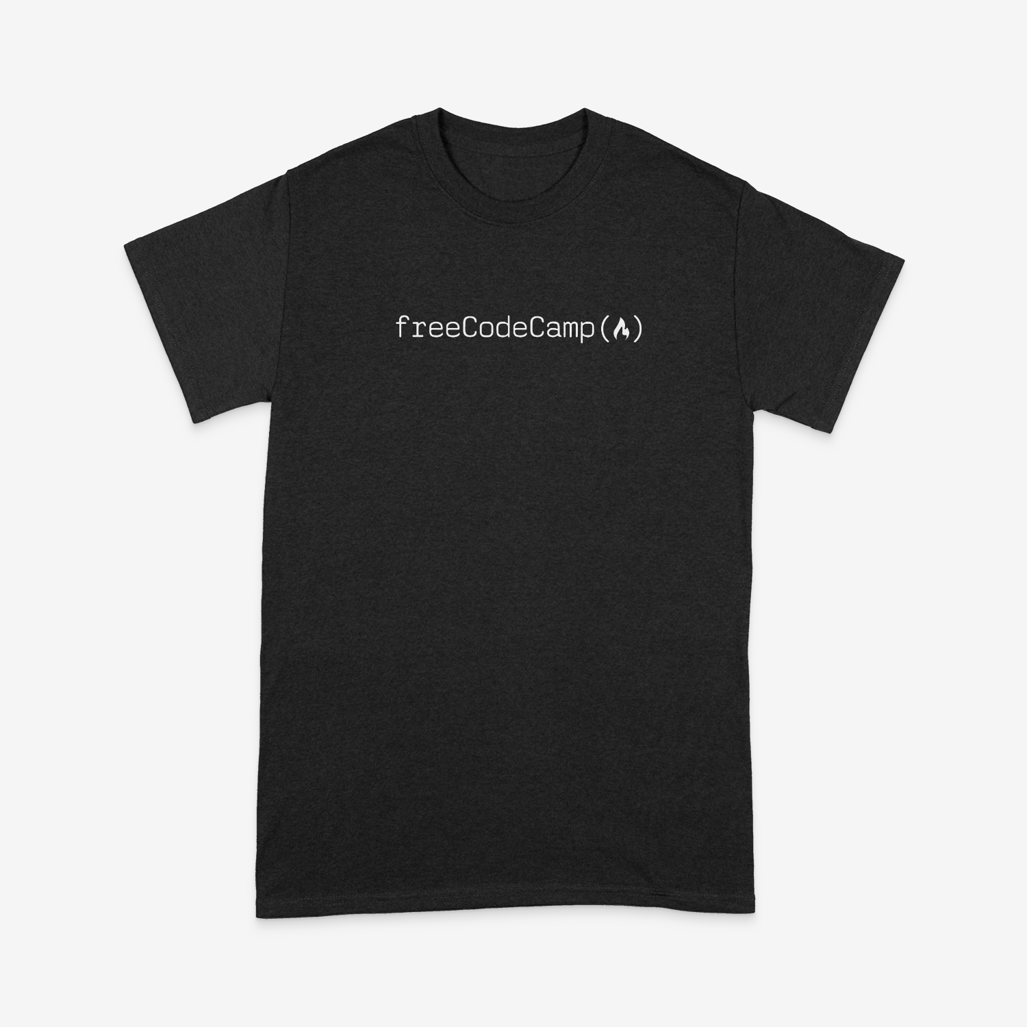 Tricou Logo Freecodecamp Negru